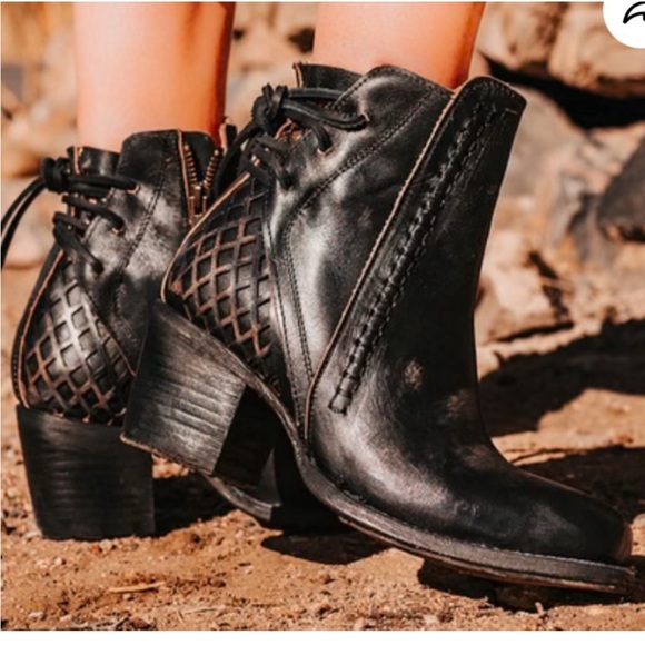 Steven by Freebird Dreamer Black Ankle Boots 7 - retired style!  Hard to find - Picture 1 of 8